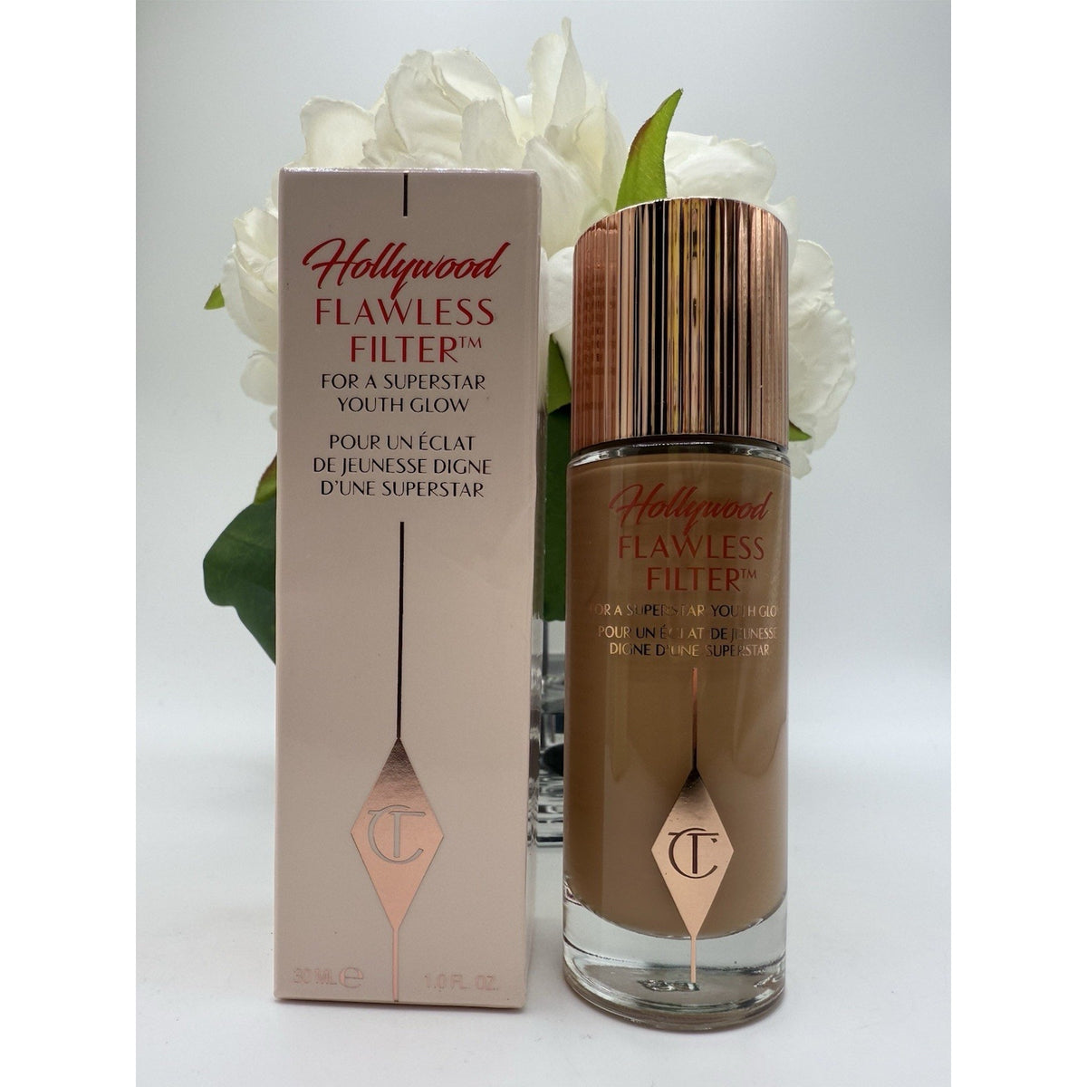Charlotte Tilbury Hollywood Flawless Filter For A Superstar Youth Glow 5.5 Tan