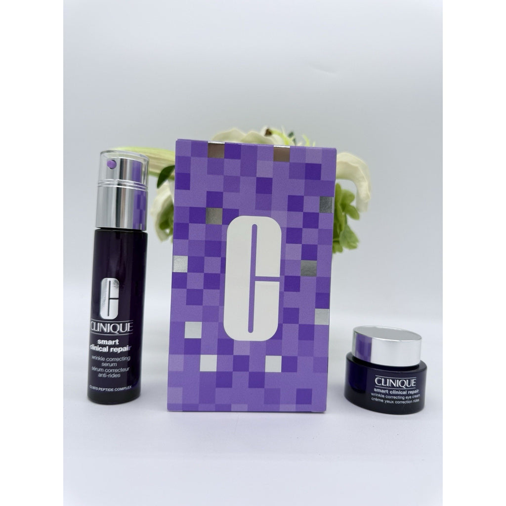 Clinique Smart Clinical Repair Wrinkle Correcting Eye Cream 0.5 oz & Serum 1oz