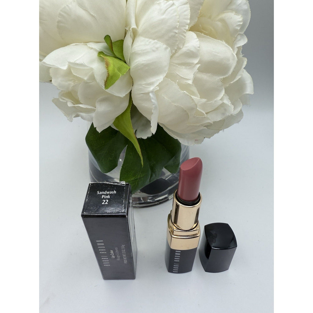 Bobbi Brown Lip Color Lipstick 22 Sandwash Pink Full Size .12oz / 3.4g