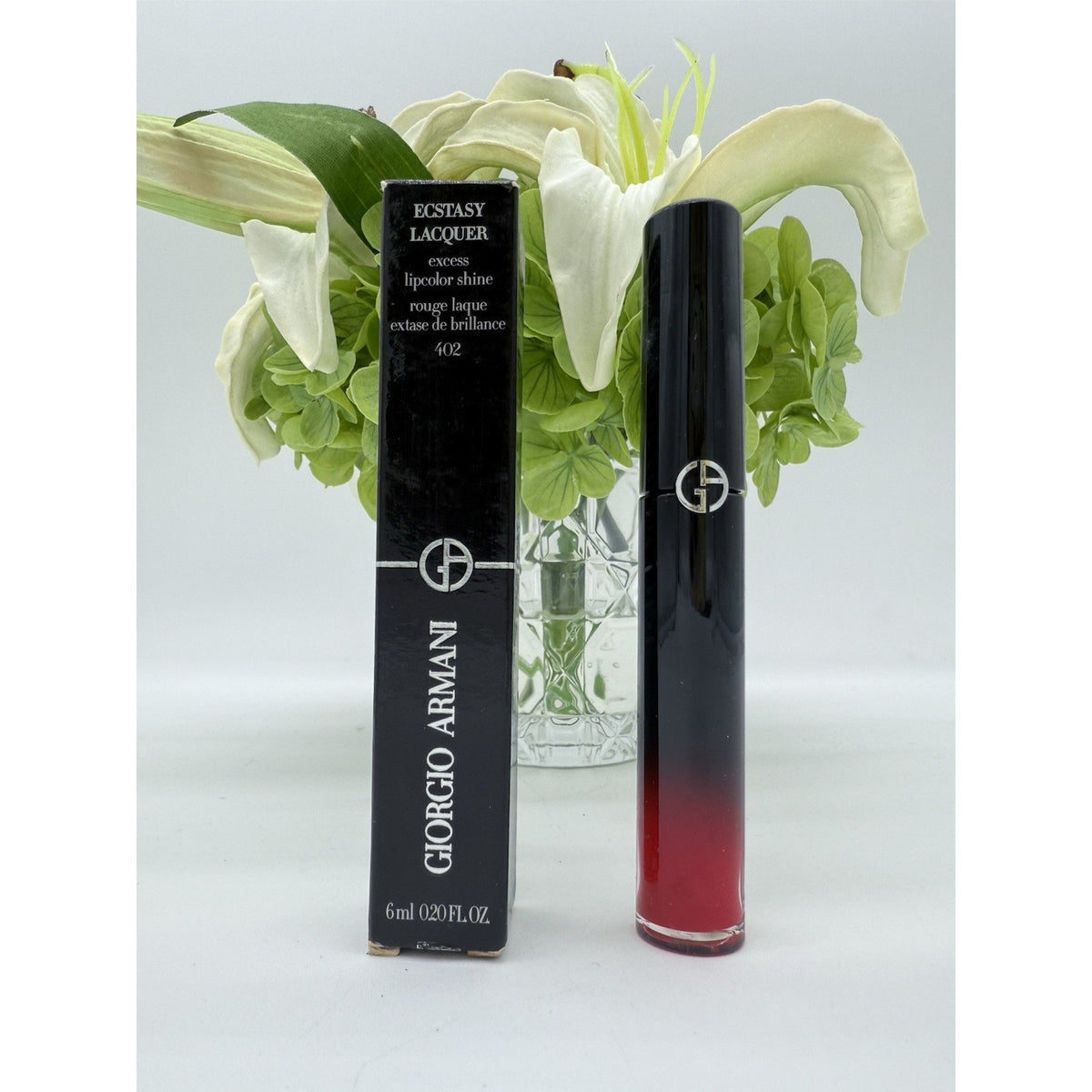 GIORGIO ARMANI ECSTACY LACQUER EXCESS LIPCOLOR SHINE RED TO GO 402