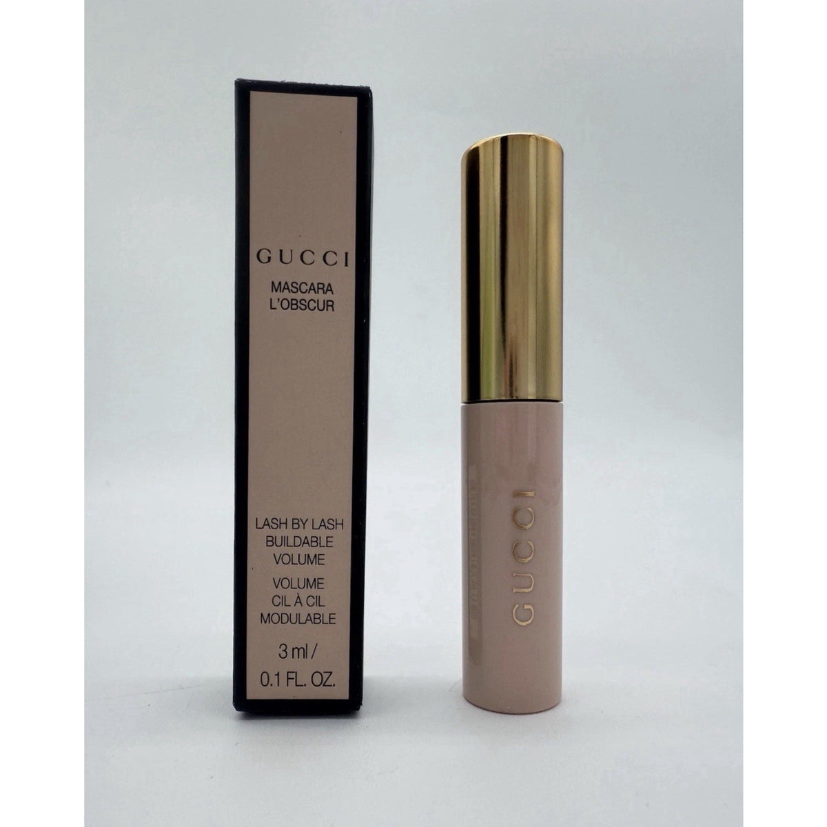 Gucci Mascara L’Obscur 1 Eve Black Travel Size 3 mL / 0.1 Fl oz New Unused