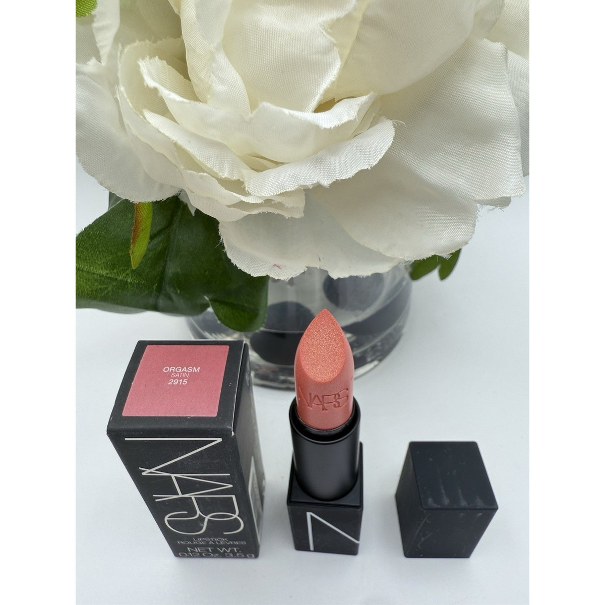 Nars Satin Lipstick ORGASM 2915 - Full Size 0.12 Oz. / 3.5 g