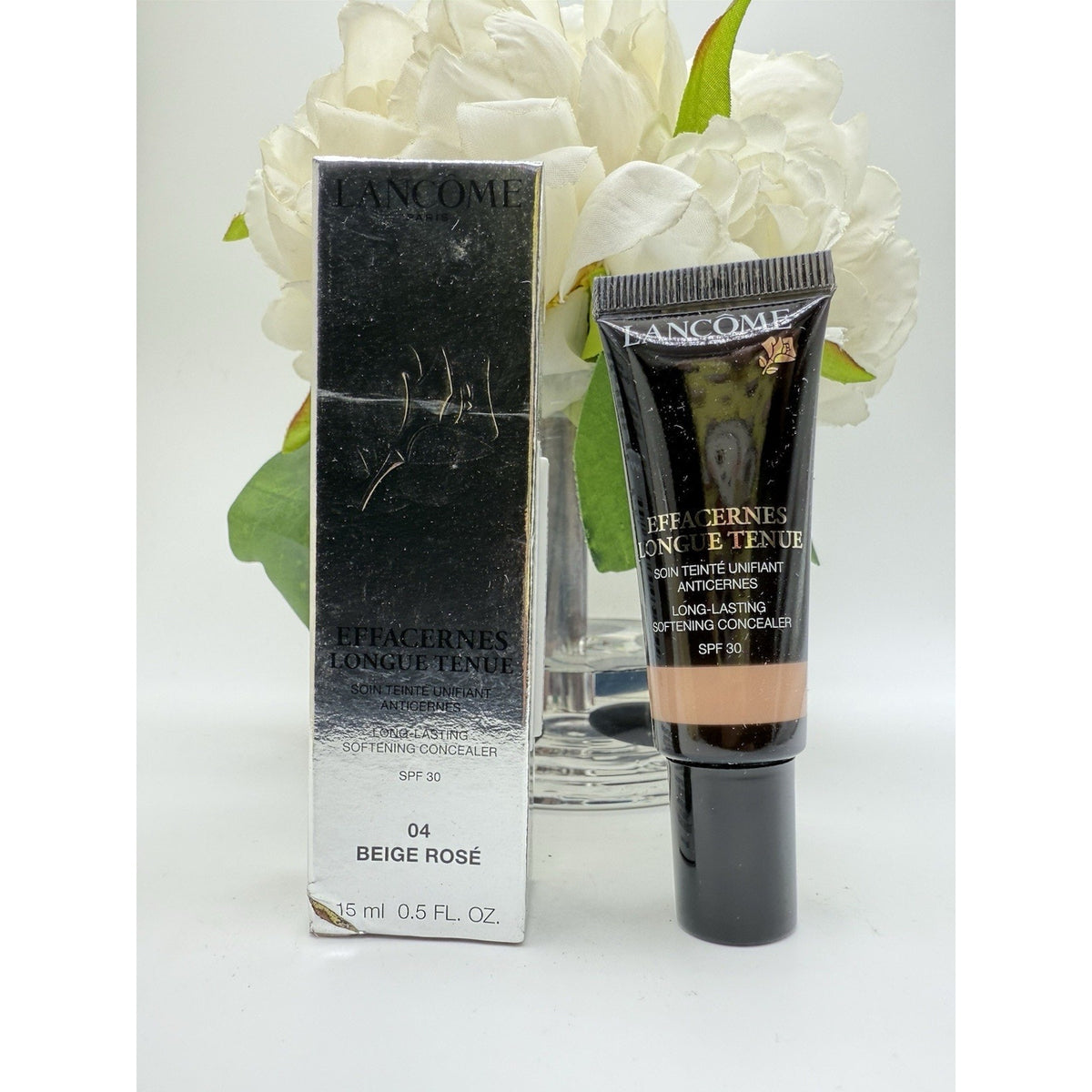 Lancome Effacernes Long Lasting Softening Concealer SPF30 04 Beige Rose .5oz