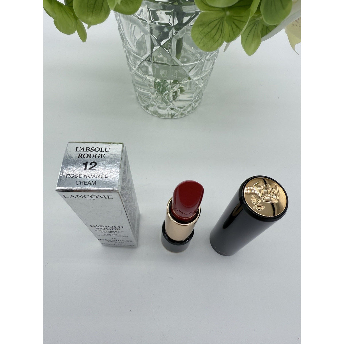 Lancome L’ABSOLU ROUGE Lipstick 12 Rose NUANCE Cream 3.4g / .12oz