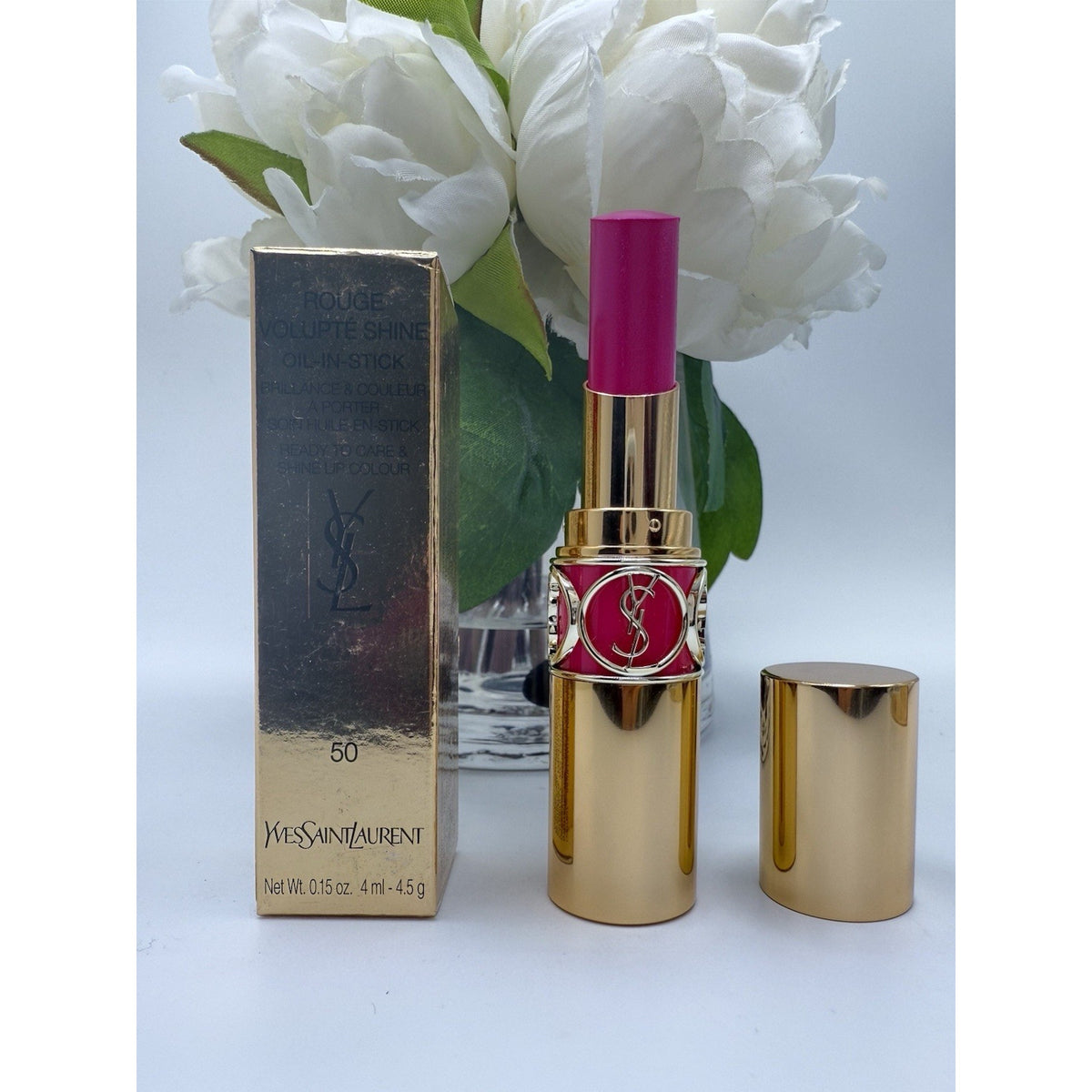 Yves Saint Laurent YSL Rouge Volupte Shine Oil-in-stick 50 Fuchsia Stiletto 4.5g