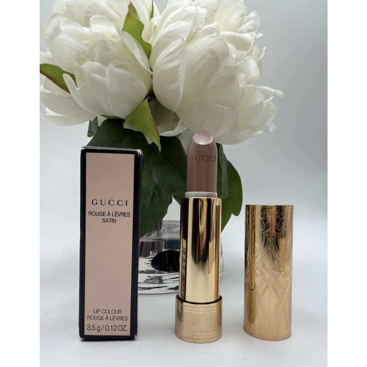 Gucci Lipstick 103 Carol Beige Matte 3.5g / 0.12 oz Full Size New