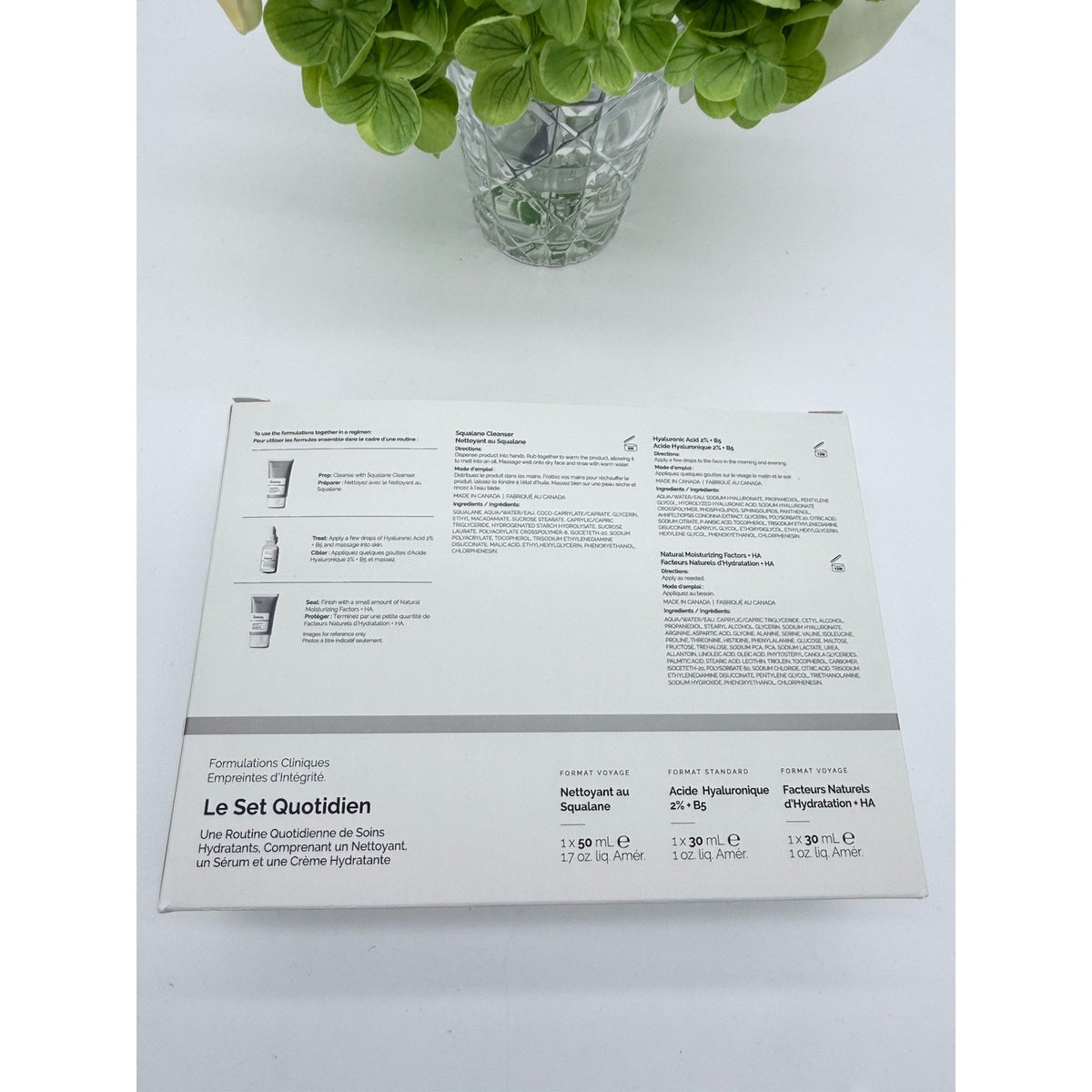 The Ordinary The Daily Set Squalane Cleanser + Hyaluronic Acid B5 + Moisturizer