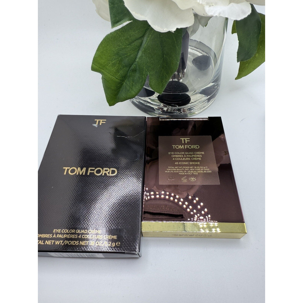 Tom Ford Eye Color Quad Creme - 45 Iconic Smoke - .18 oz / 5.2 g