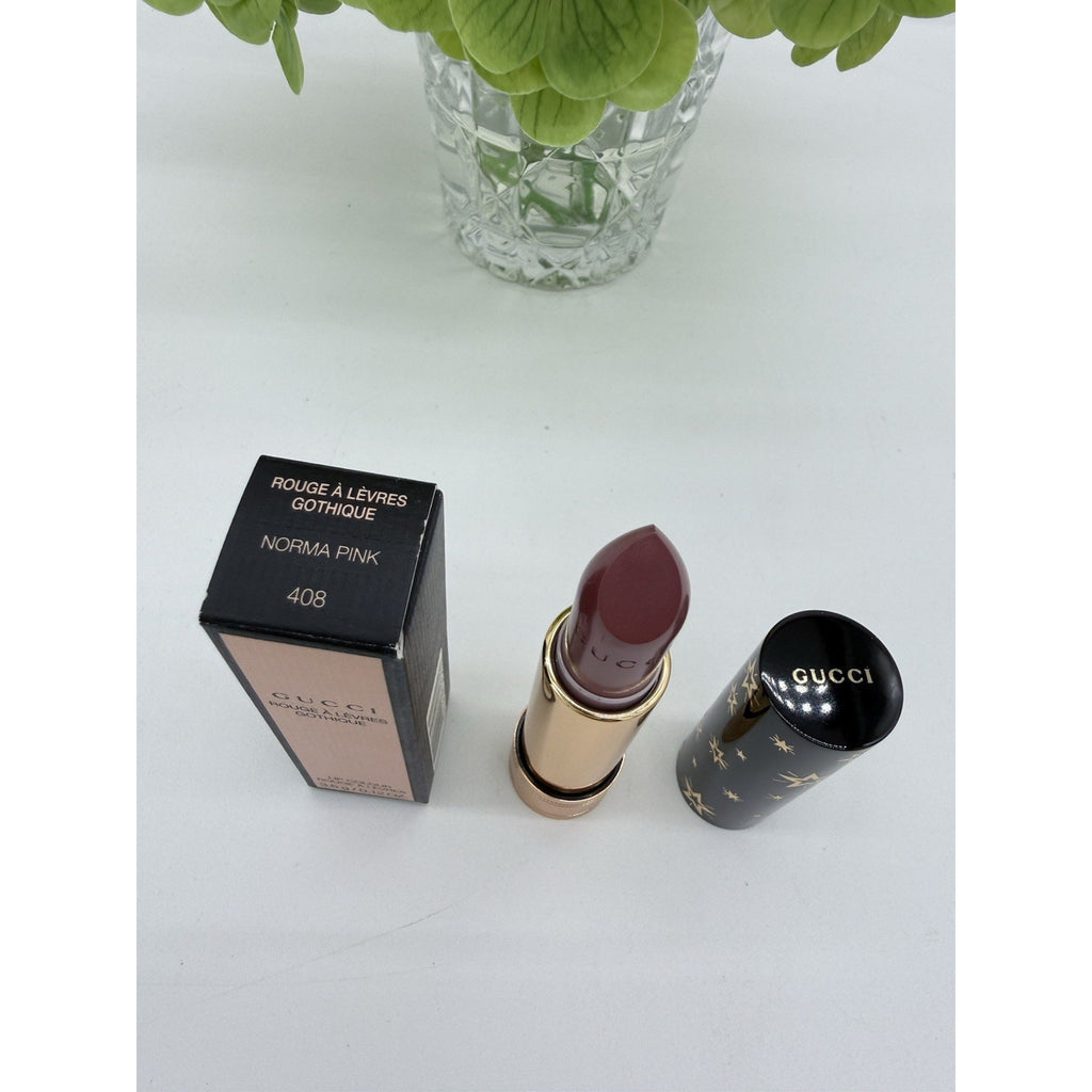 Gucci Rouge A Levres Gothique Lip Colour Lipstick 408 Norma Pink 3.5g / .12oz