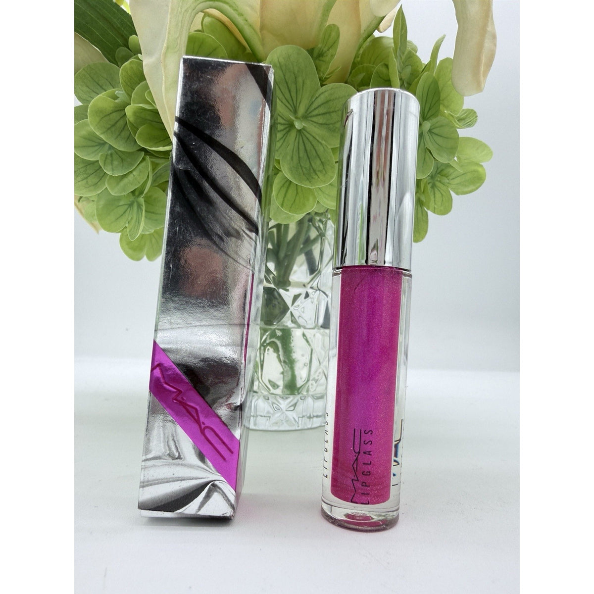 MAC Shiny Pretty Things Lipglass Tudor Rose Limited Edition .1oz / 3.1ml