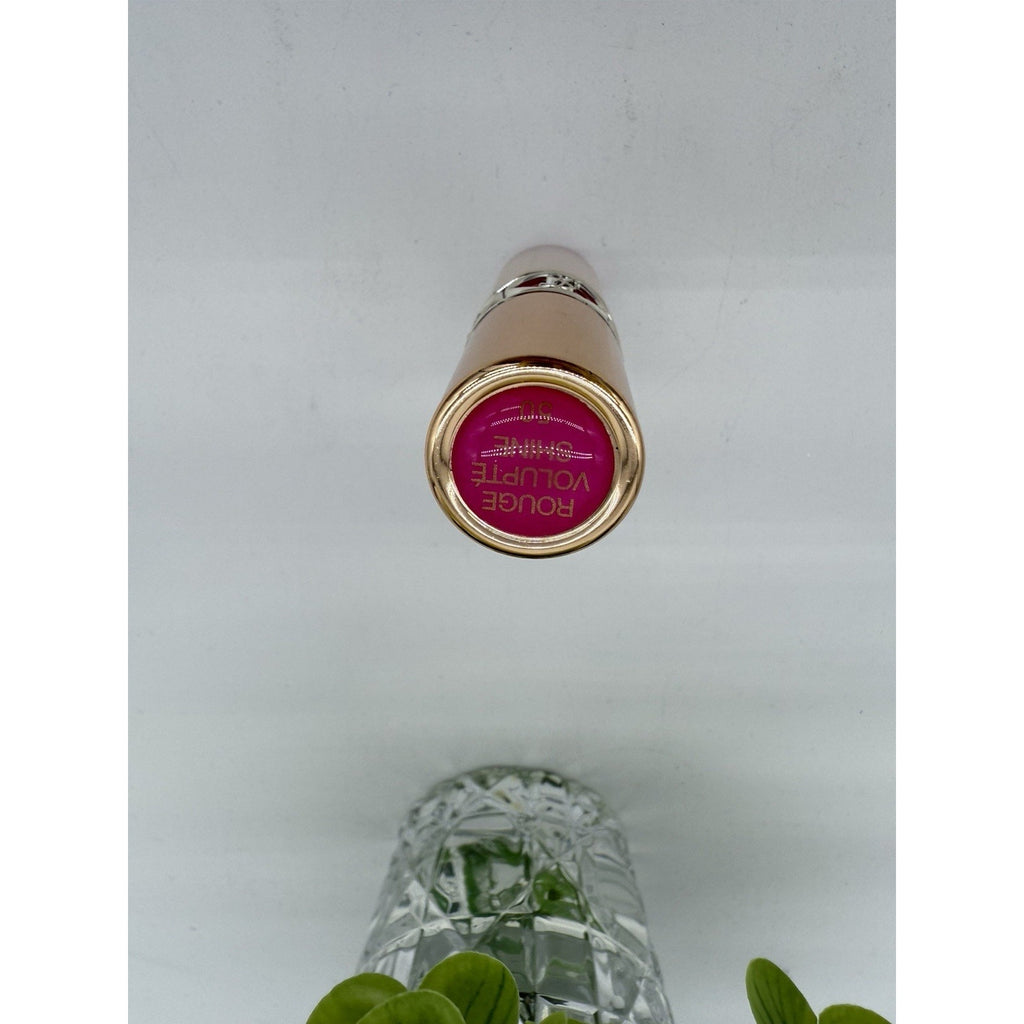 Yves Saint Laurent YSL Rouge Volupte Shine 50 Fuchsia Stiletto 4.5g Clear Cap