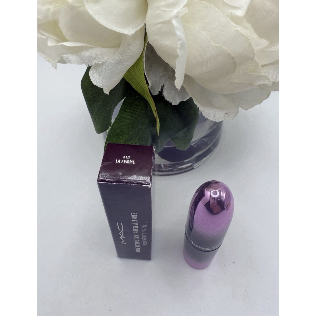 MAC Lipstick Love Me 410 La Femme 0.1 oz / 3g Full Size New