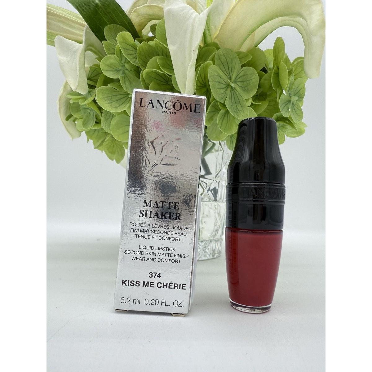 Lancome Matte Shaker Liquid Lipstick 374 Kiss Me Cherie 6.2ml / .2oz