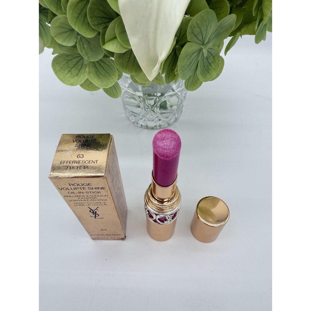 Yves Saint Laurent Rouge Volupte Shine Oil-In-Stick 63 EFFERVESCENT FUCHSIA