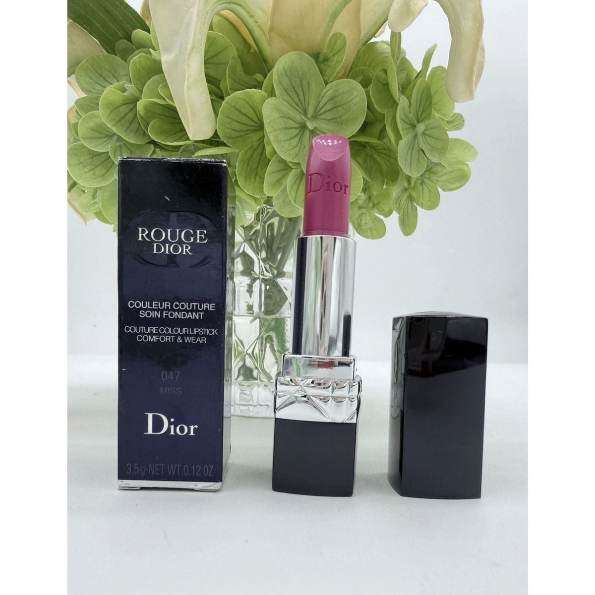 Dior Lipstick Rouge Dior 047 Miss 3.5g / 0.12 oz Full Size New