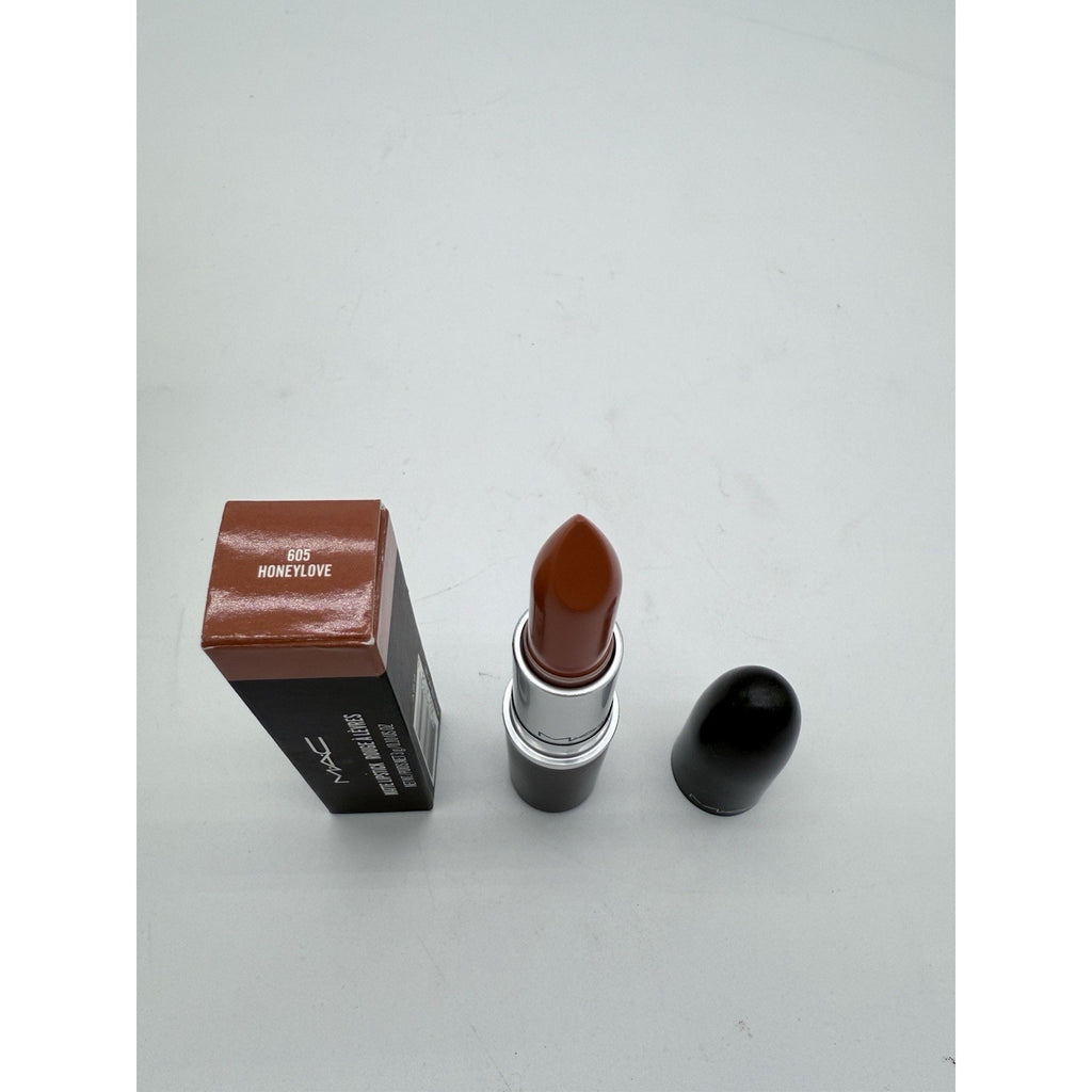 Mac Matte Lipstick HONEYLOVE 605 - Full Size 3 g / 0.1 Oz. New