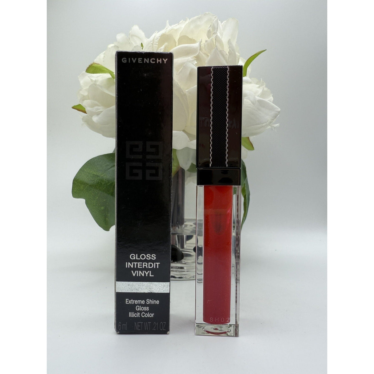 Givenchy Gloss Interdit Vinyl 12 ROUGE THRILLER 6ml/0.21oz FULL SIZE