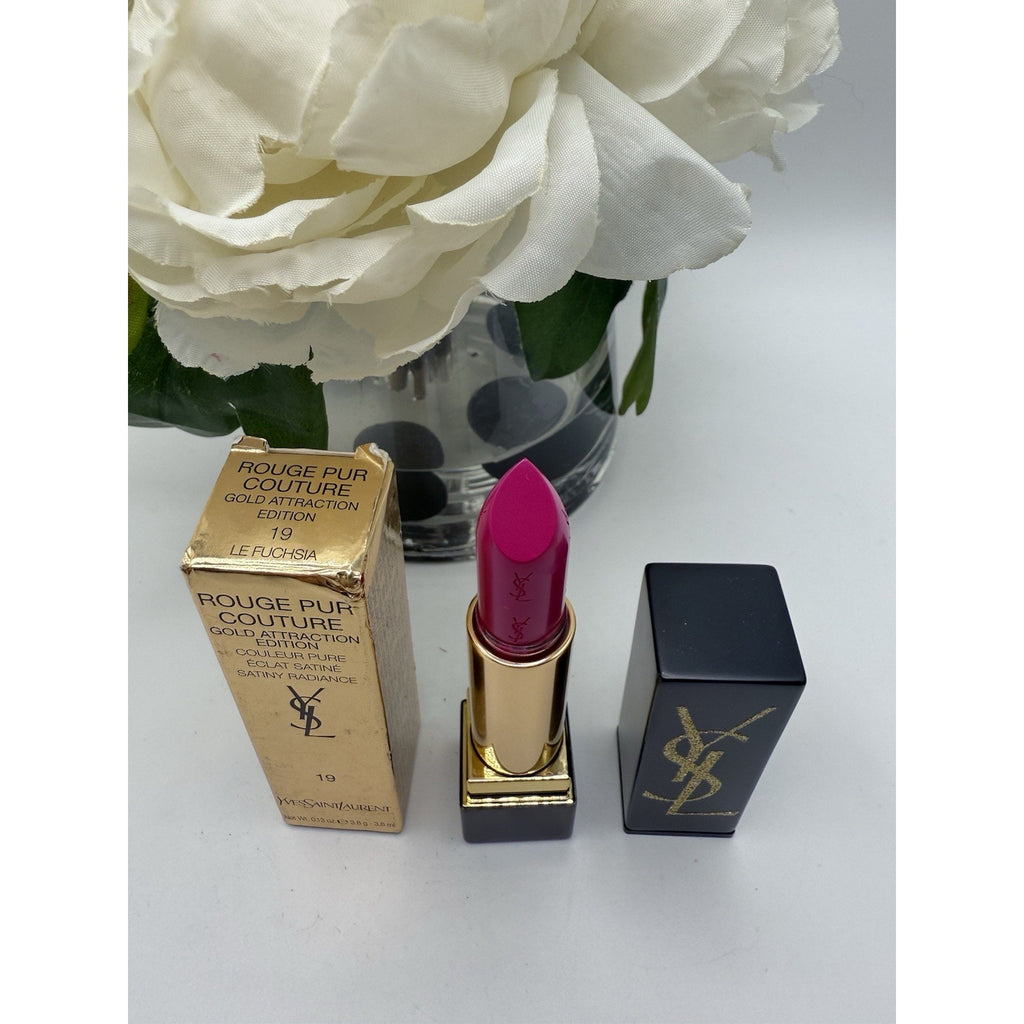 Yves Saint Laurent Rouge Pur Couture Lipstick 19 Le FUCHSIA Limited Edition