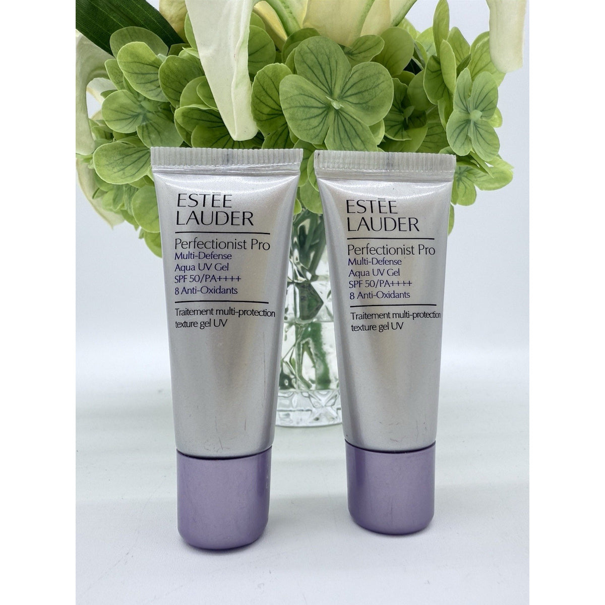 2 Estee Lauder Perfectionist Pro Multi-Defense Aqua UV Gel SPF 50 - .5oz Each