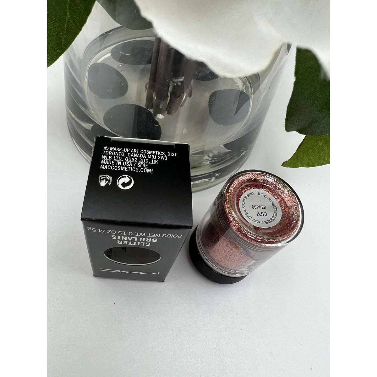 MAC Glitter Brilliants Pigment Eye Shadow - Copper Full Size 0.15oz/4.5g