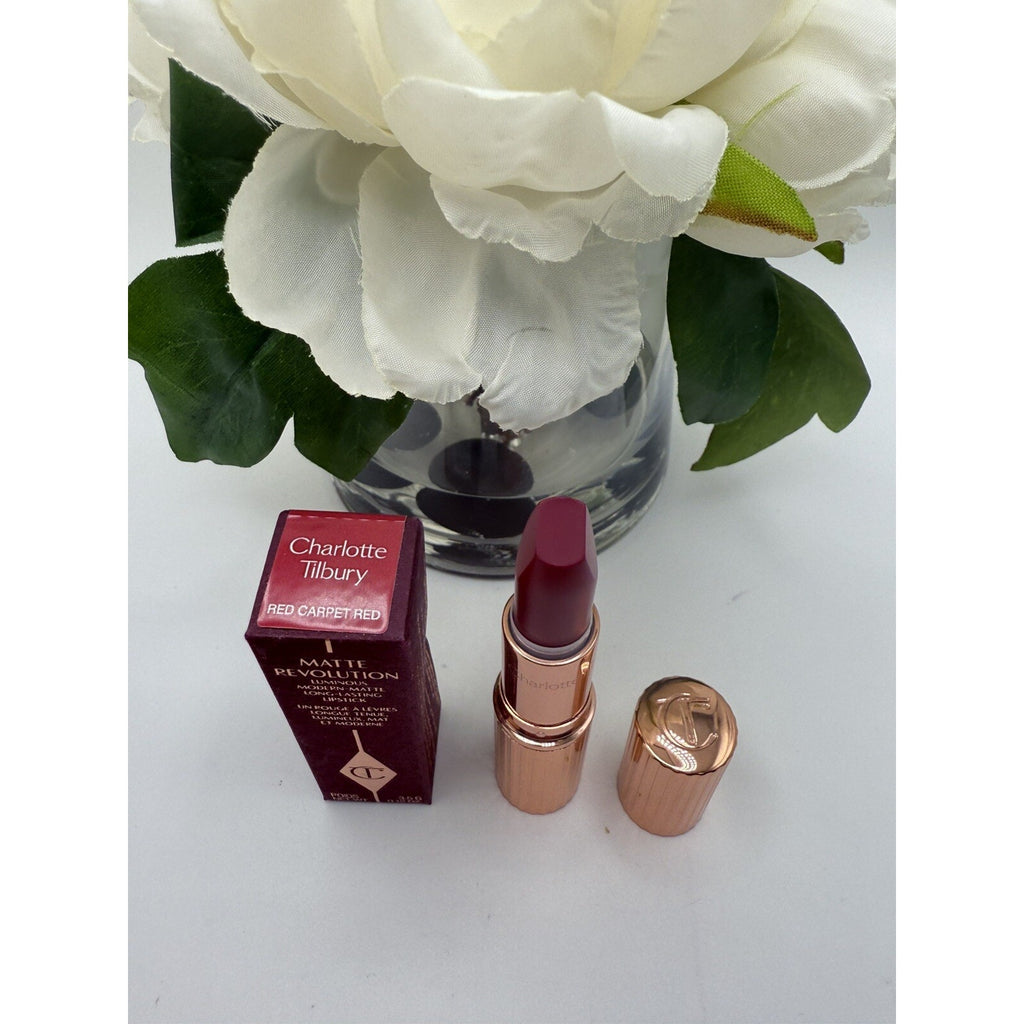 Charlotte Tilbury Matte Revolution Luminous Matte Lipstick Red Carpet Red 0.12oz
