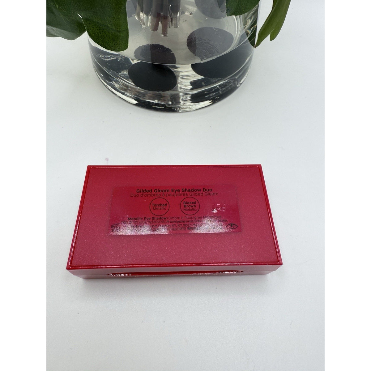 Bobbi Brown Gilded Gleam Eye shadow Duo Metallic Shade Torched & Blazed Brown