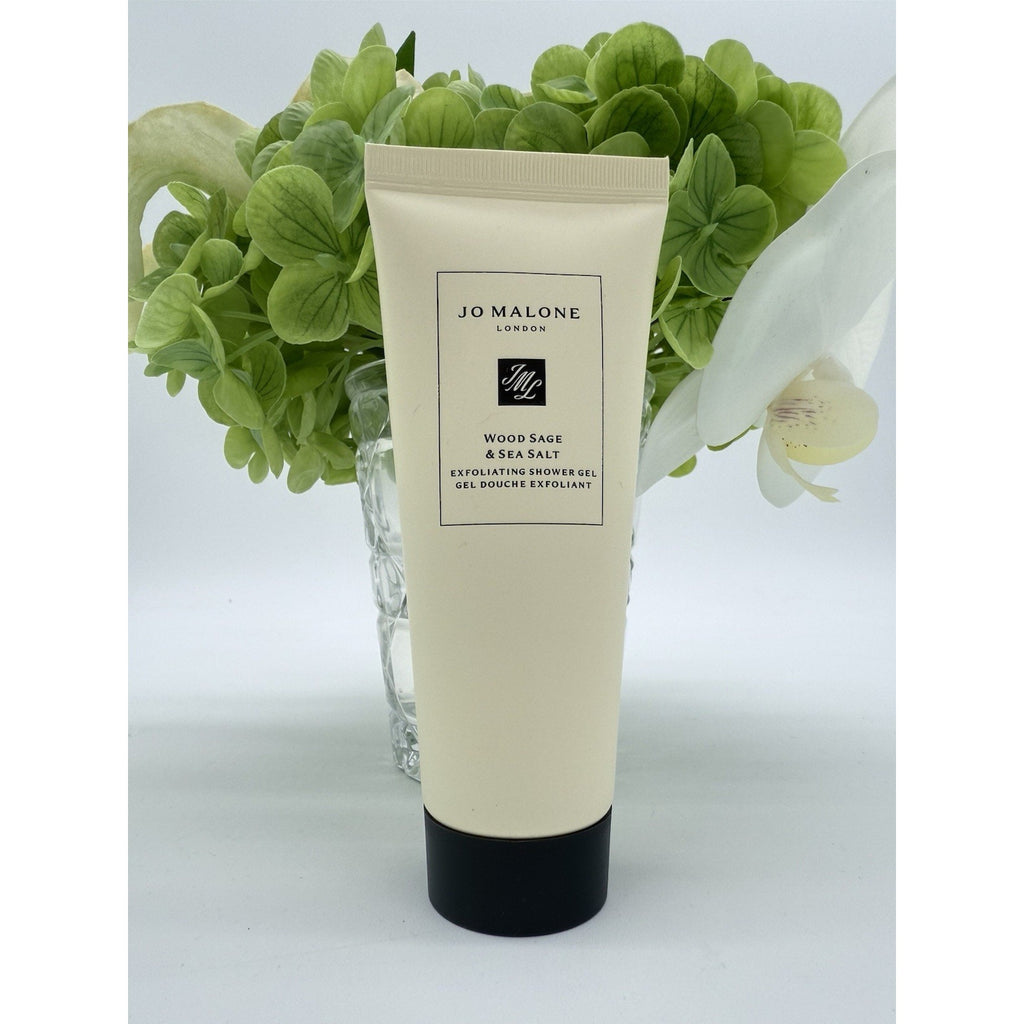 Jo Malone WOOD SAGE & SEA SALT Exfoliating Shower Gel Travel Size 2.5 Oz. / 75mL