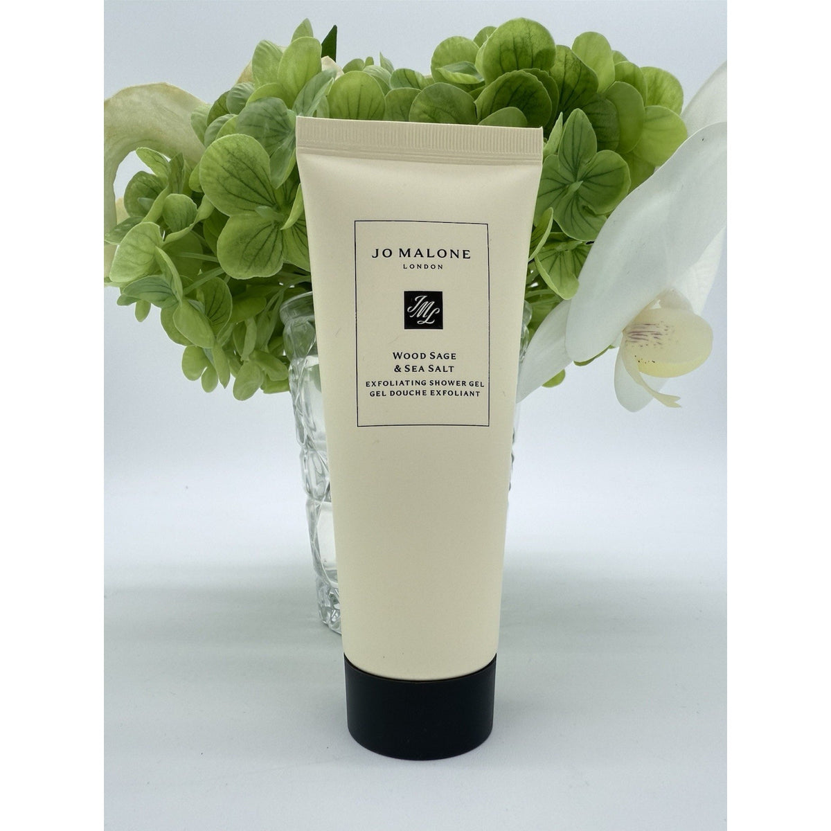 Jo Malone WOOD SAGE & SEA SALT Exfoliating Shower Gel Travel Size 2.5 Oz. / 75mL