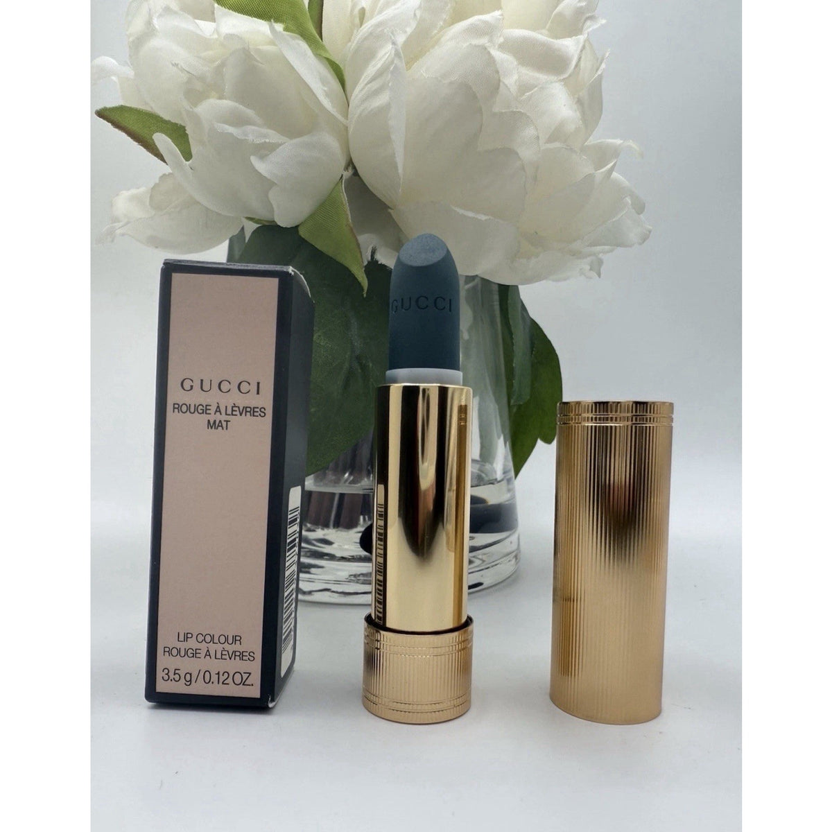 Gucci Lipstick 704 Valentine Verdante Rouge Mat 3.5g / 0.12oz Full Size New