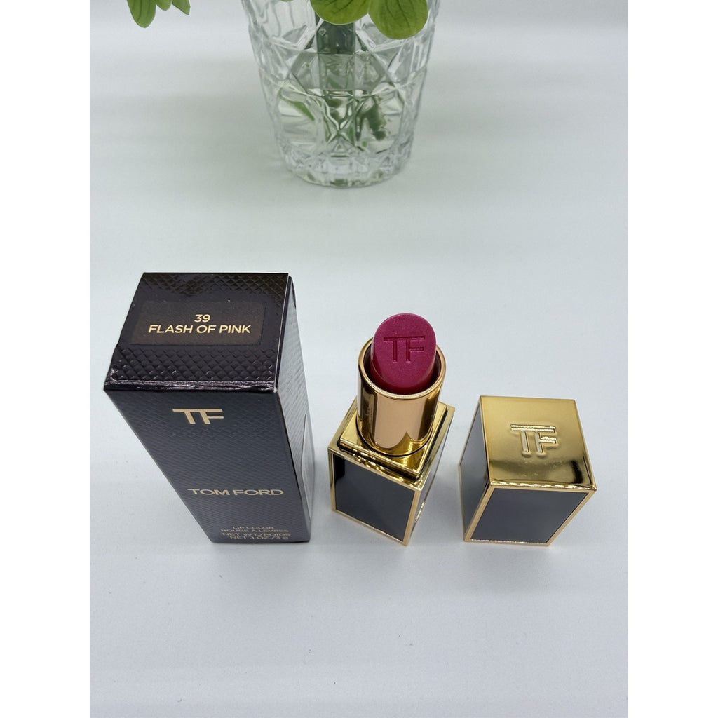 Tom Ford TF Lip Color Lipstick 39 Flash Of Pink 0.1oz Shimmer Full Size