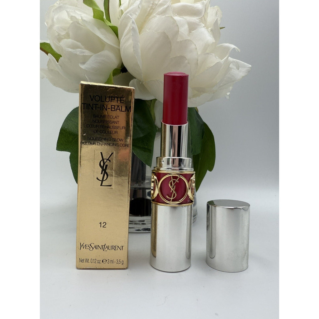 Ysl Yves Saint Laurent Volupte Tint In Balm 12 Try Me Berry .12oz / 3.5g