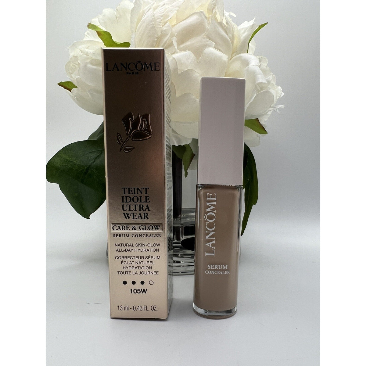Lancome Teint Idole Ultra Wear Care & Glow Serum Concealer 105W 0.43 oz /13ml