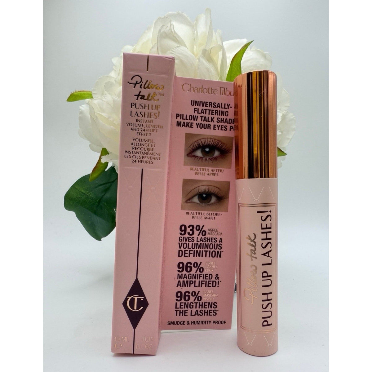 Charlotte Tilbury Pillow Talk Push Up Lashes Dream Pop 10 ml .34 oz Full NIB