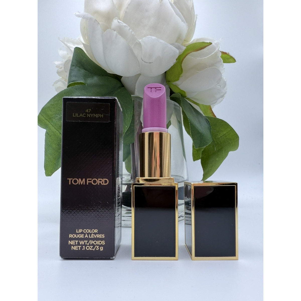 Tom Ford lip Color Lipstick 47 LILAC NYMPH Full size 0.1 oz / 3g New in Box