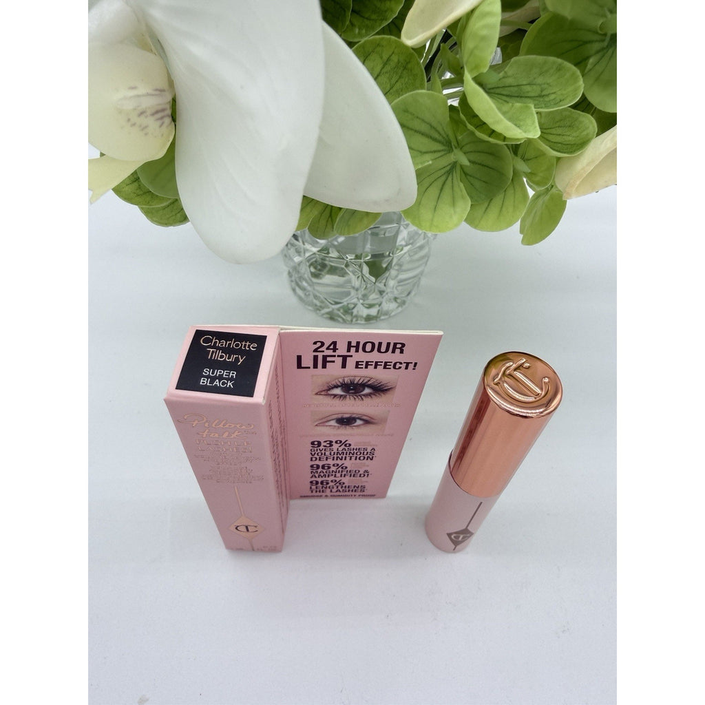 Charlotte Tilbury Pillow Talk Push Up Lashes Mascara Super Black Travel Size 4ml