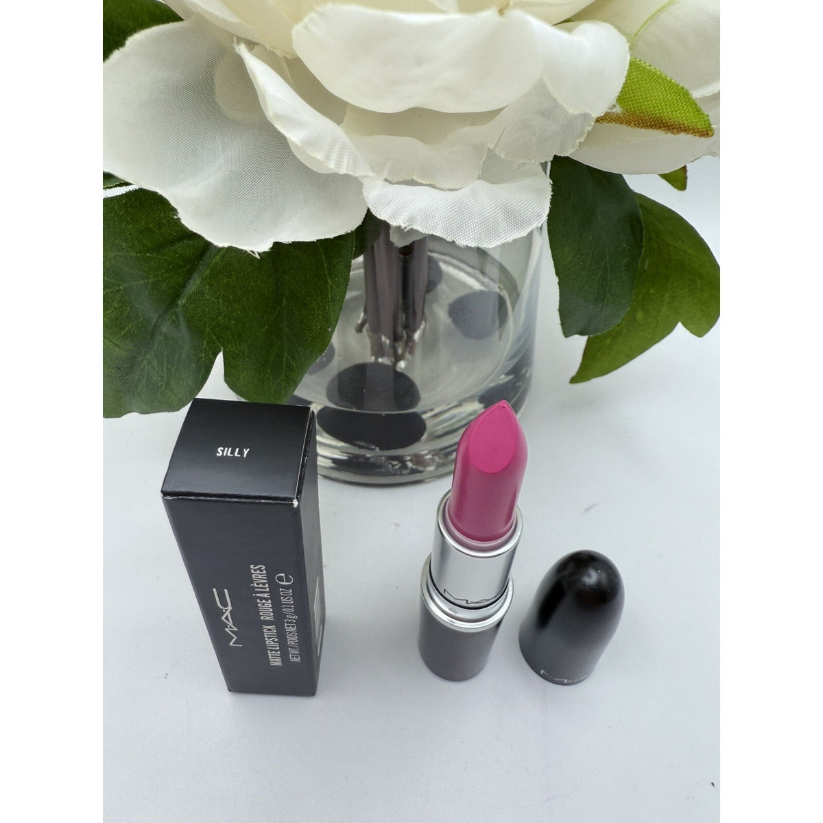Mac Matte Lipstick SILLY Full Size 0.1 Oz New in Box