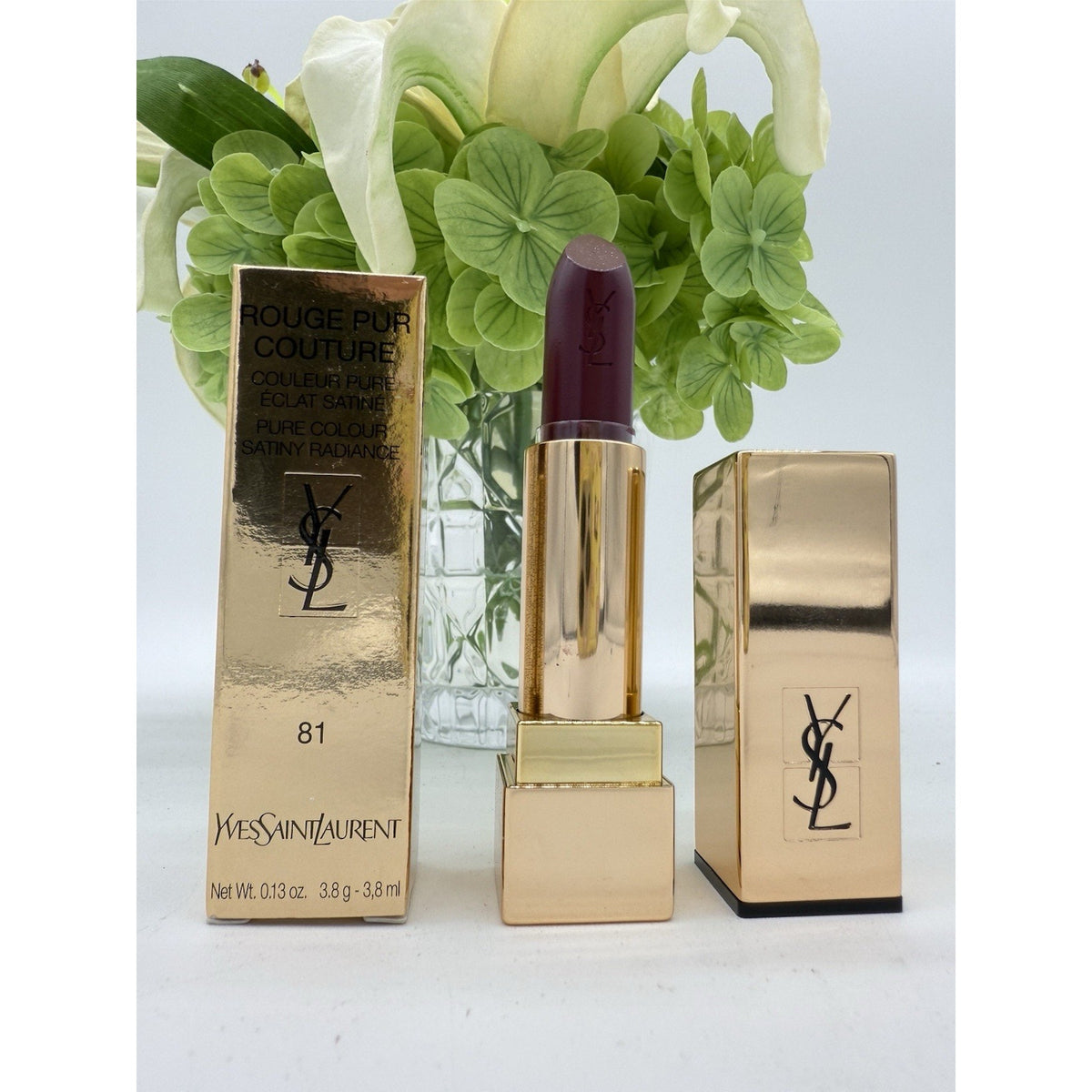 Ysl Yves Saint Laurent Rouge Pur Couture 81 Violine Desinvolte Lipstick 0.13oz
