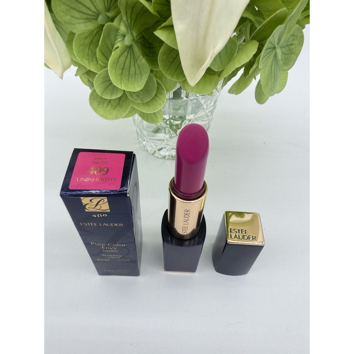 Estee Lauder Pure Color Envy Matte Sculpting Lipstick 409 Uninhibited .13oz/3.5g