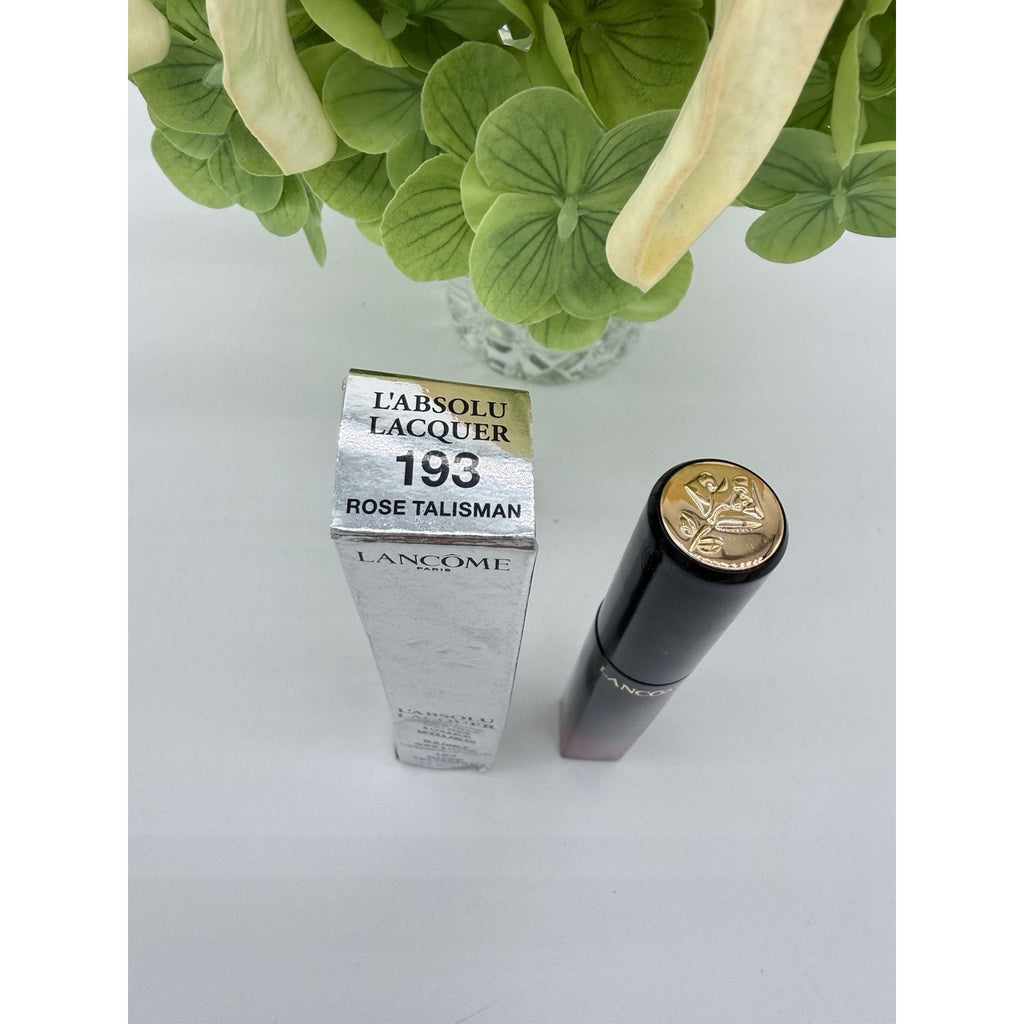 Lancome L'absolu Lacquer Shine & Color Longwear Lip Color 193 Rose Talisman 8ml