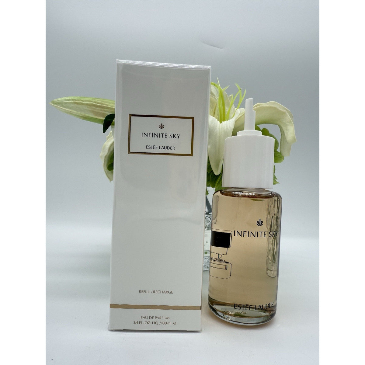 Estee Lauder Infinite Sky Eau de Parfum Unisex 3.4 Oz / 100ml refill Sealed