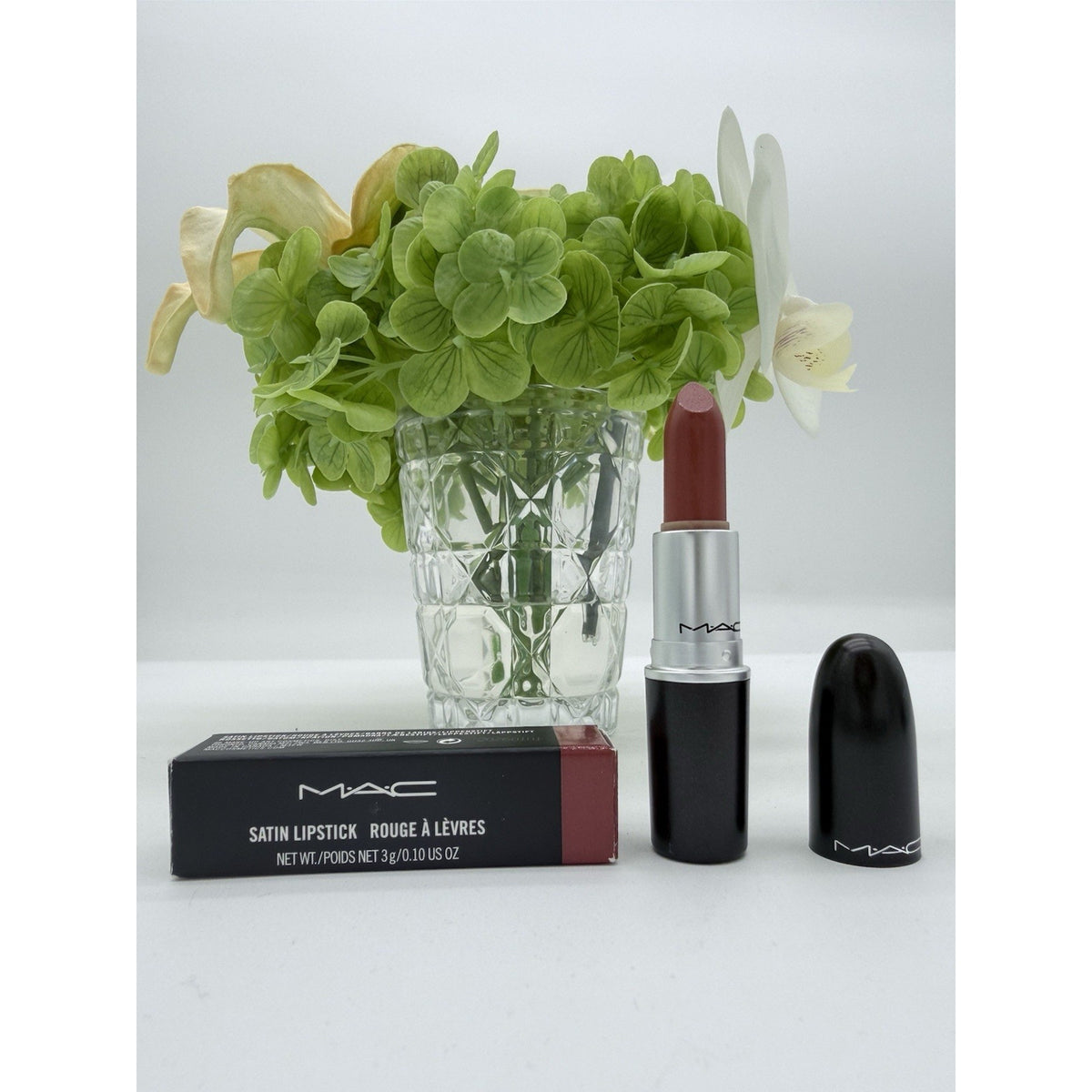 MAC Satin Lipstick MOCHA # 813 Full Size .1oz / 3g New In Box