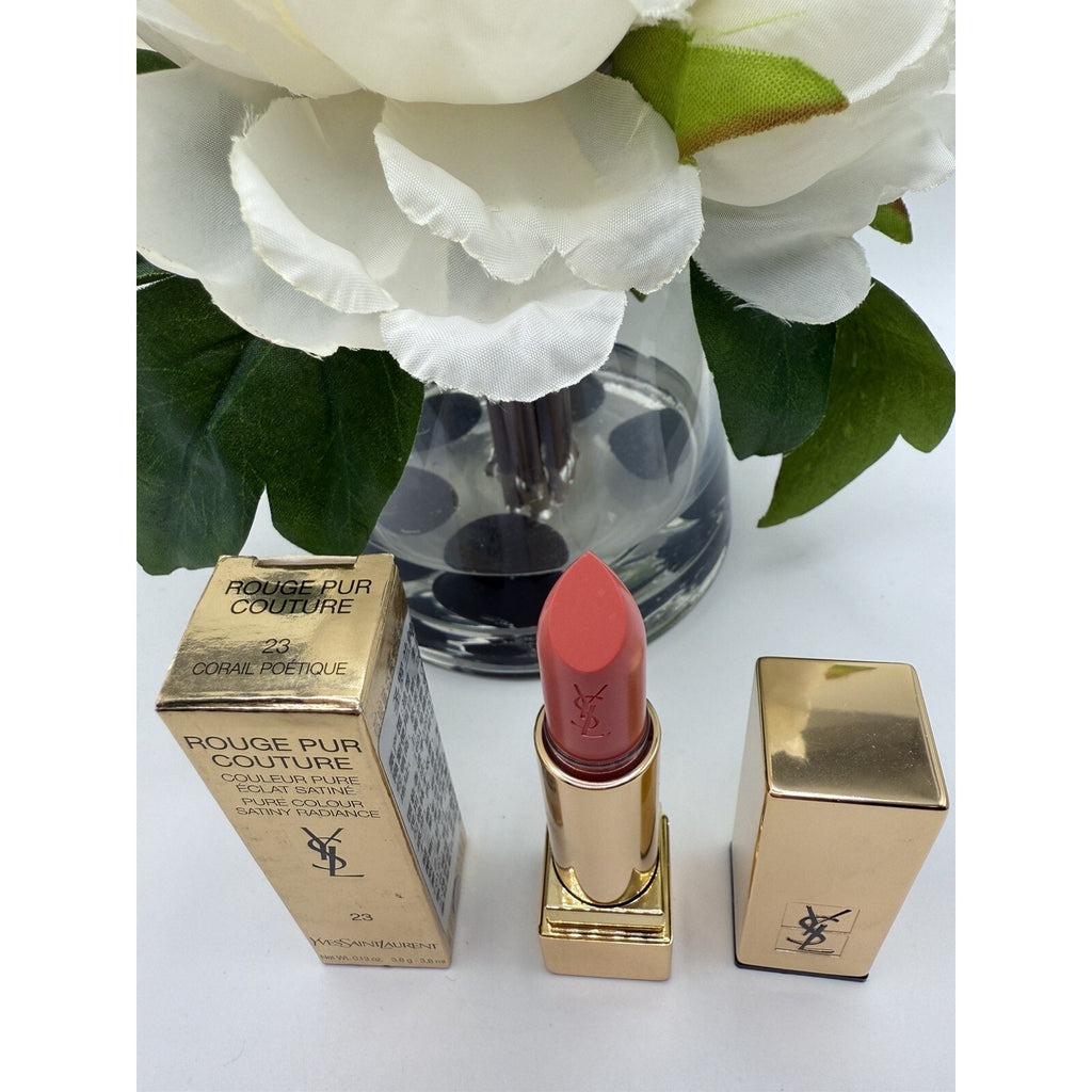 YSL Yves Saint Laurent Rouge Pur Couture Lipstick - 23 Corail Poetique 0.13oz