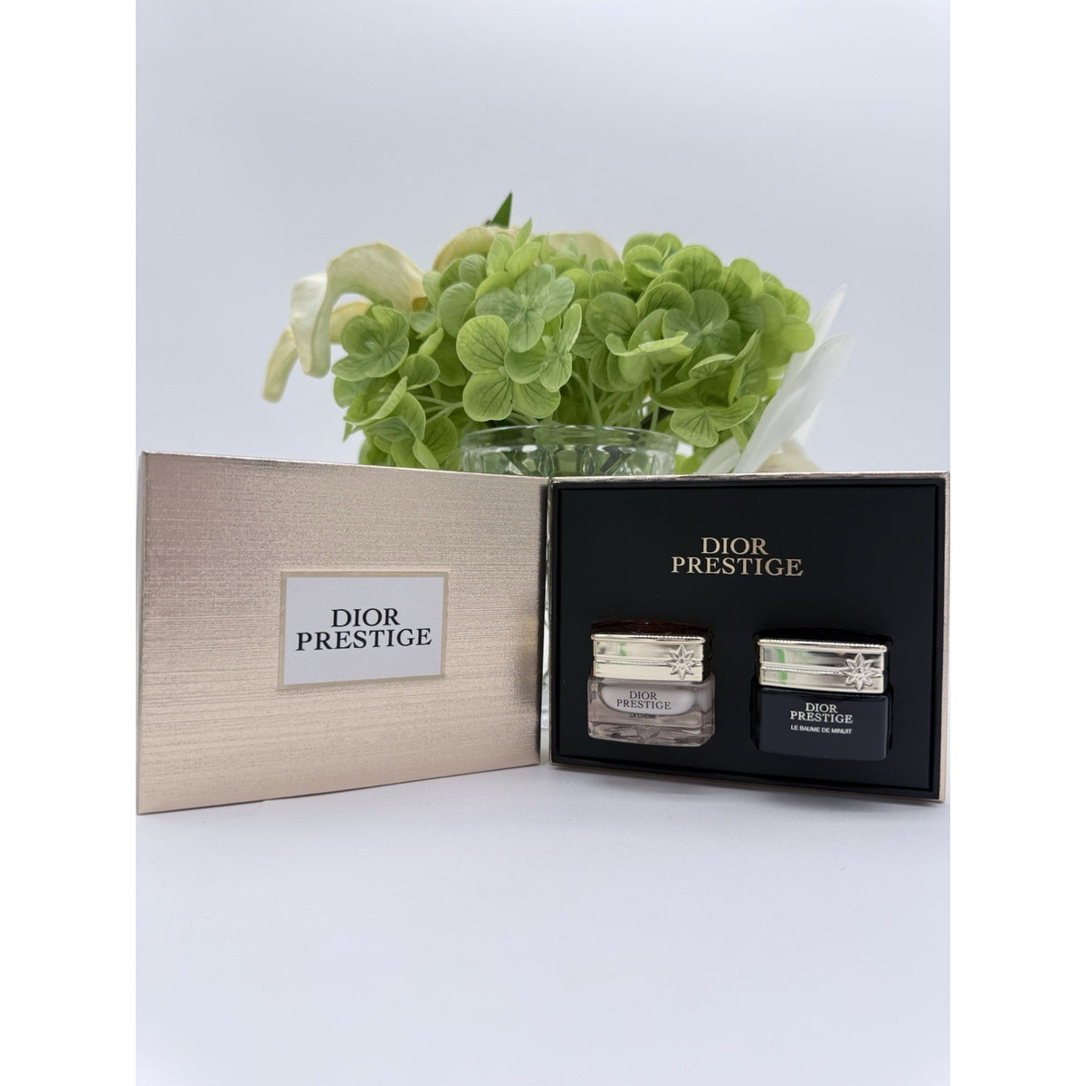 Dior Prestige Gift Set Repair Creme + Intensive Regenerating Night Balm .017oz