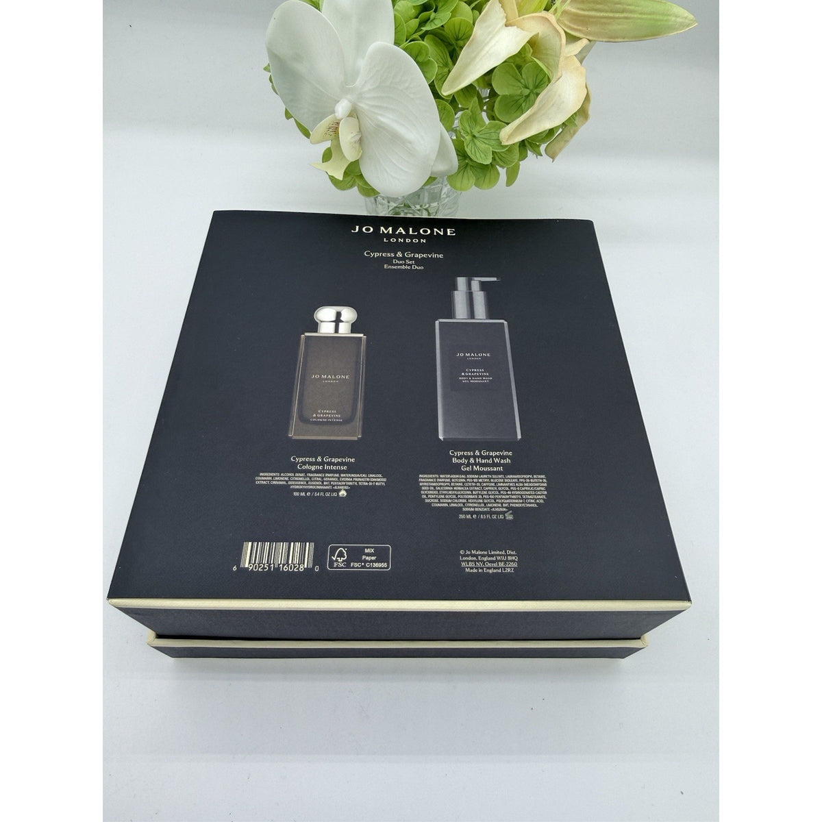 Jo Malone Cypress Grapevine & Cologne Intense 3.4oz & Hand & Body Wash Gift Set