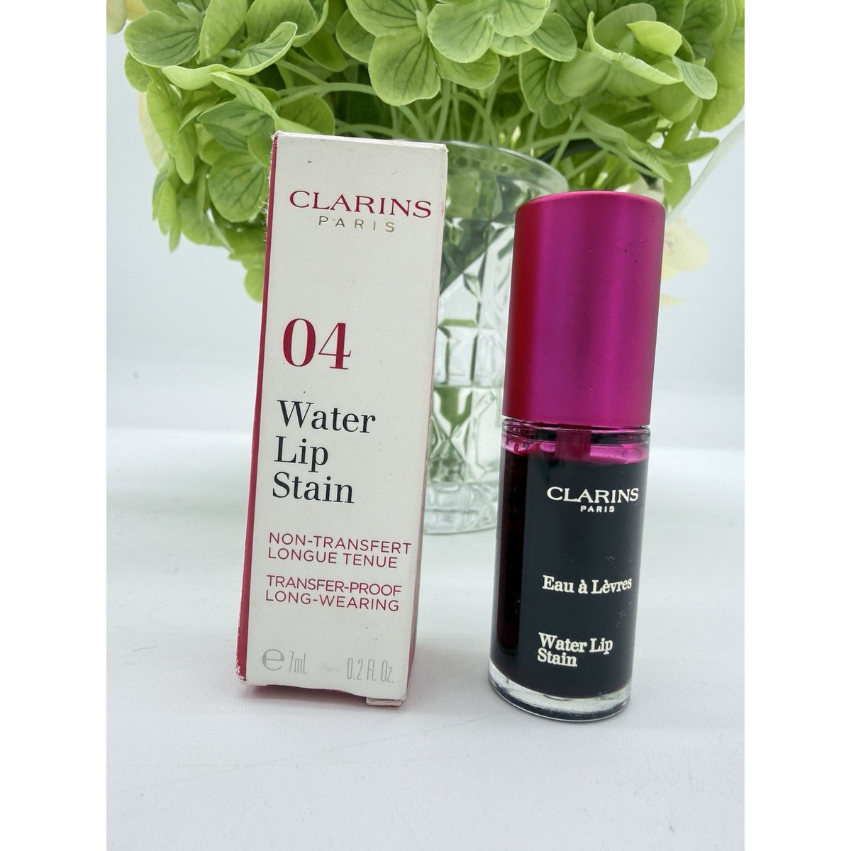 Clarins Water Lip Stain 04 Violet Water 0.2 oz / 7ml