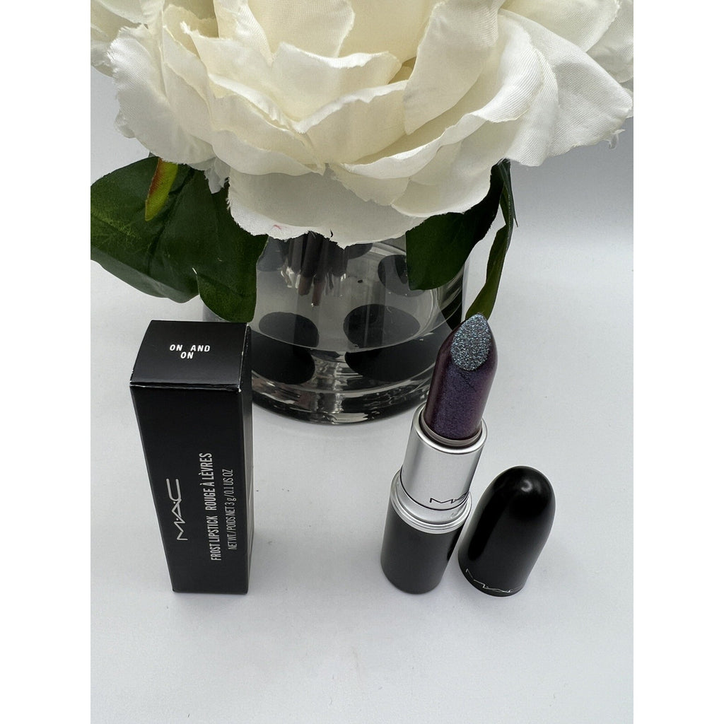 MAC Frost Lipstick Rouge A Levres On And On 0.10 oz - NIB