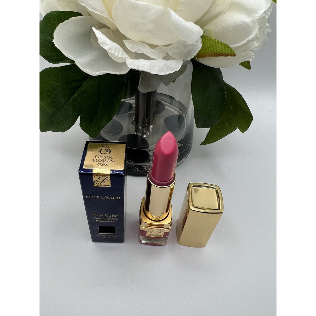 Estee Lauder Pure Color Crystal Lipstick Rouge Cristal C9 Crystal Blossom Creme