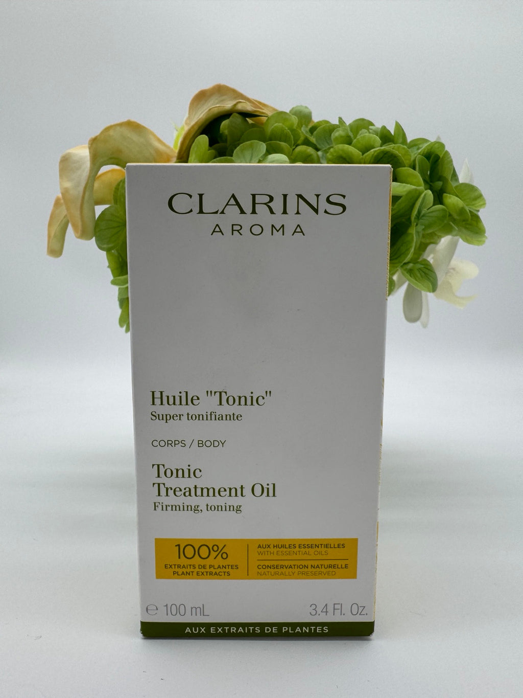 Clarins Aroma Tonic Treatment Oil 100 mL packaging front