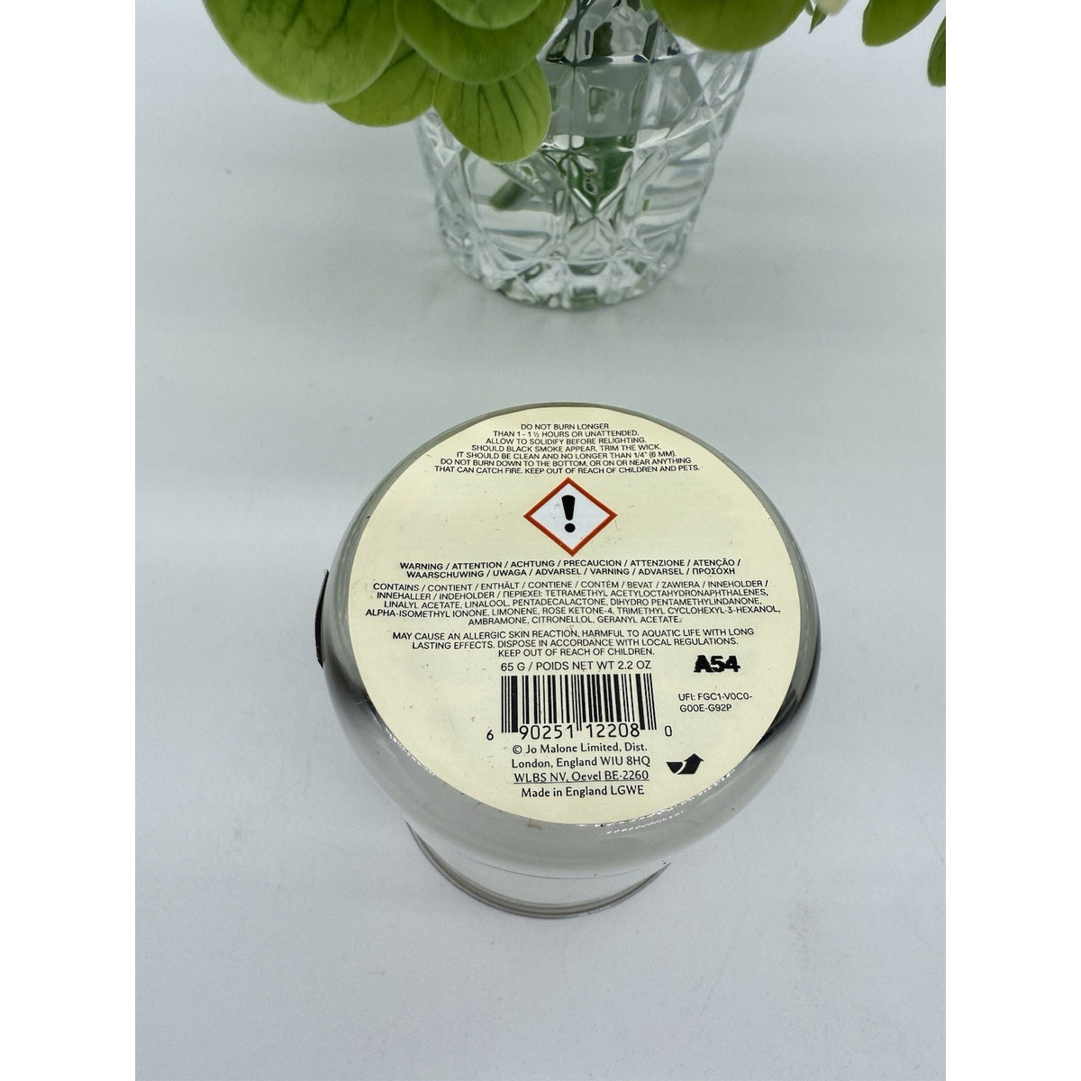 Jo Malone Wood Sage & Sea Salt Home Candle Travel Size 2.2oz / 65g