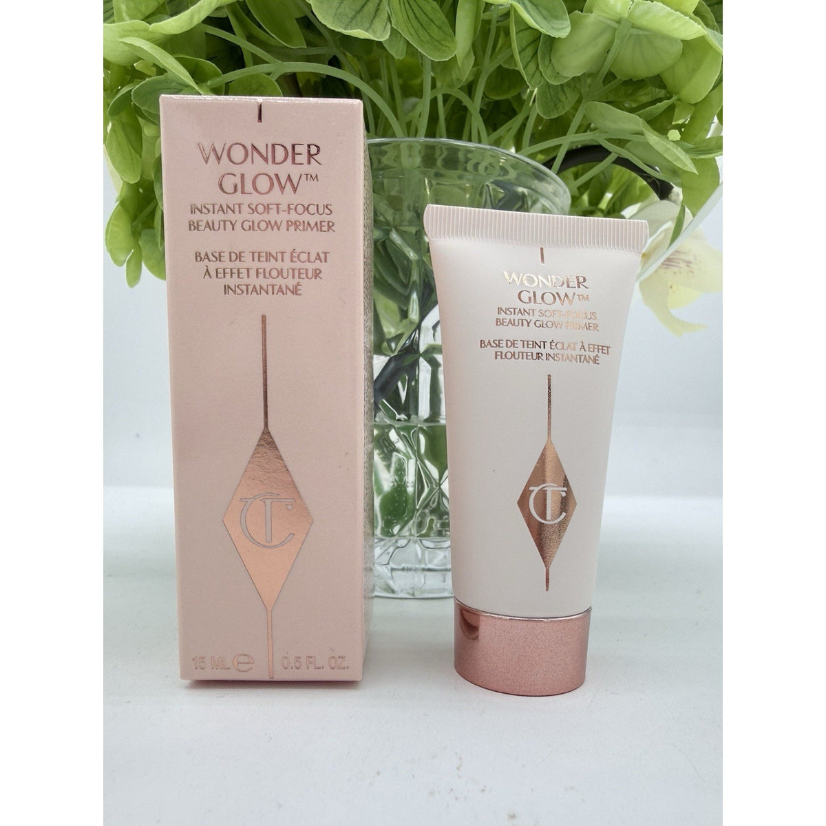 3 Charlotte Tilbury Wonder Glow Instant Soft-focus Beauty Primer 0.5 Oz Each